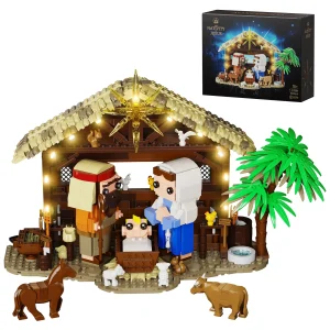 1000 Piece Building Block Nativity Set.