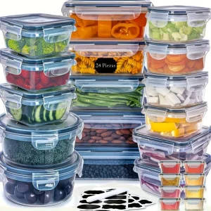 48Pcs Food Storage Set