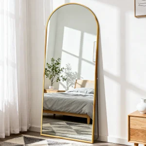 Full Length Mirror with Aluminum Alloy Frame