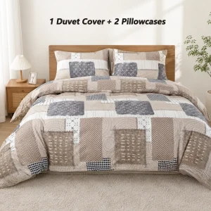 Boho Patchwork Duvet Cover Set